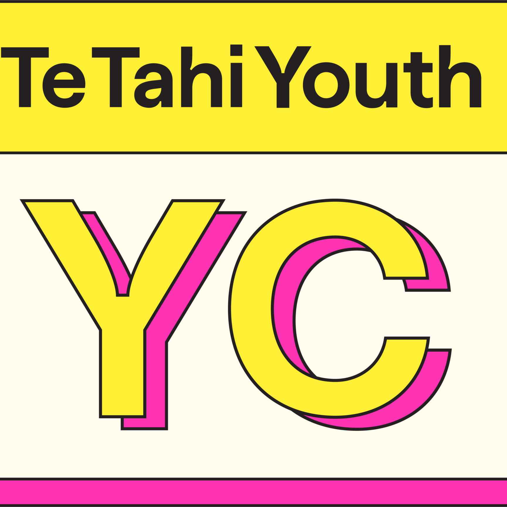 Te Tahi Youth Youth Committee logo Lockup RGB